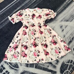 JessaKae Pink and Cream Floral Dress